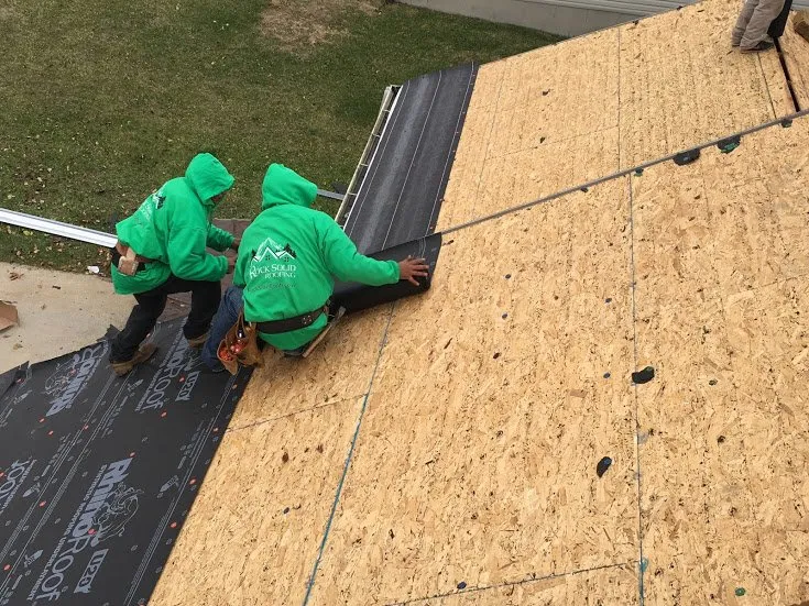 Slide of Rock Solid Roofing