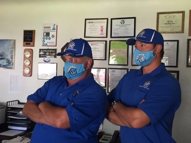 Slide of Rock's Roofing