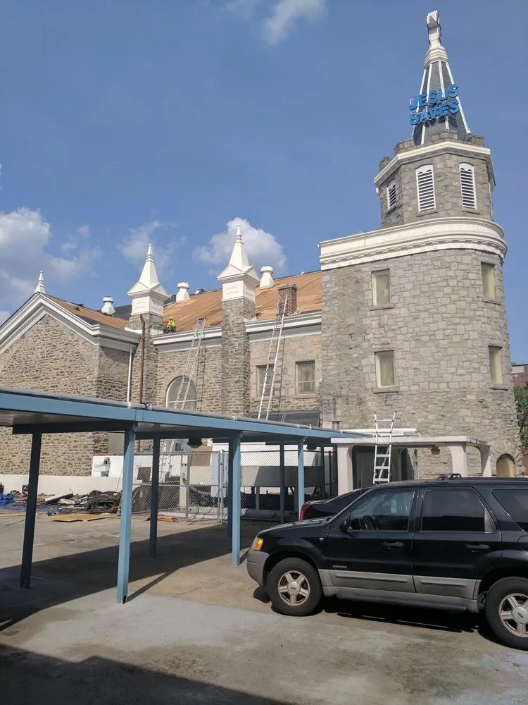 Slide of Rocky The Roofer