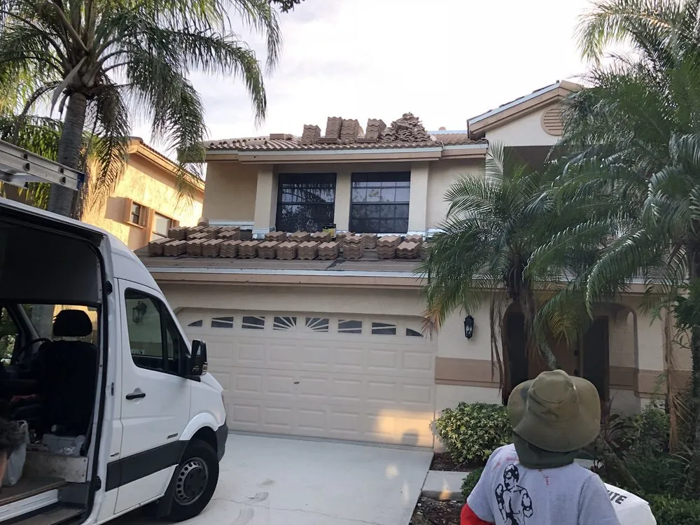 Slide of Rocky's Roofing