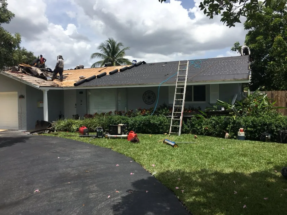Slide of Rocky's Roofing