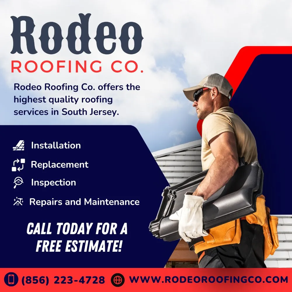 Professional roof leak repair with free inspection in Sewell, NJ by Rodeo Roofing