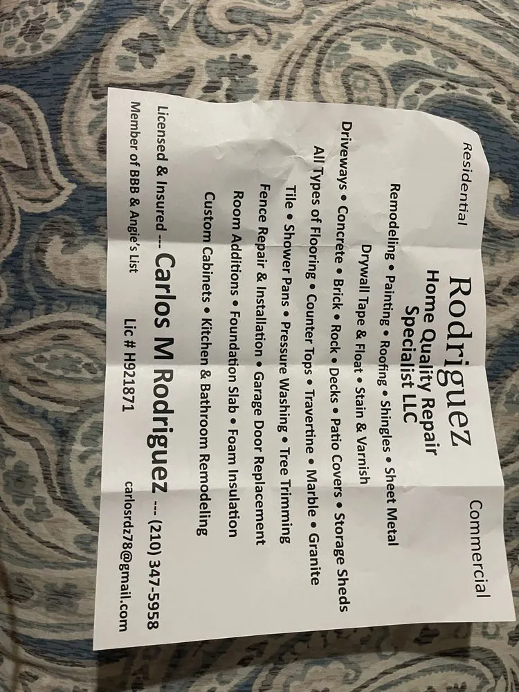 Slide of Rodriguez Home Quality Repair