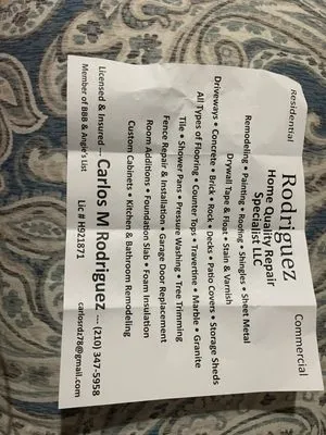 Rodriguez Home Quality Repair Logo