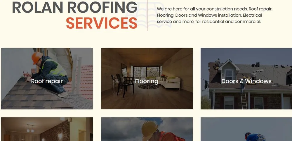 Slide of Rolan Roofing