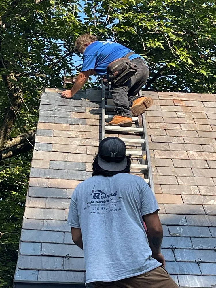 Slide of Roland Slate Service