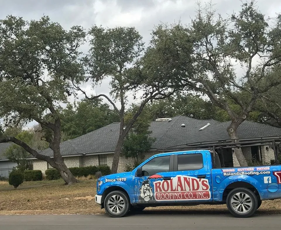 Slide of Roland's Roofing