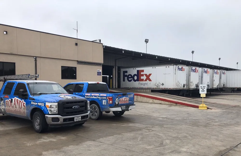 Slide of Roland's Roofing