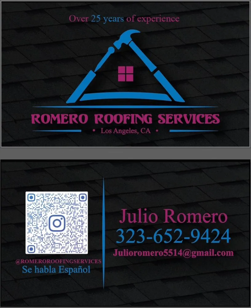 Slide of Romero Roofing Service