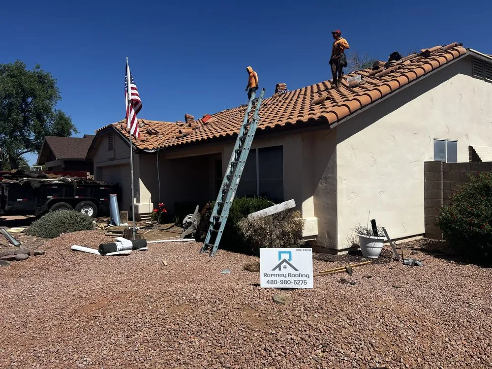 Slide of Romney Roofing