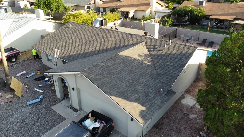 Slide of Romney Roofing