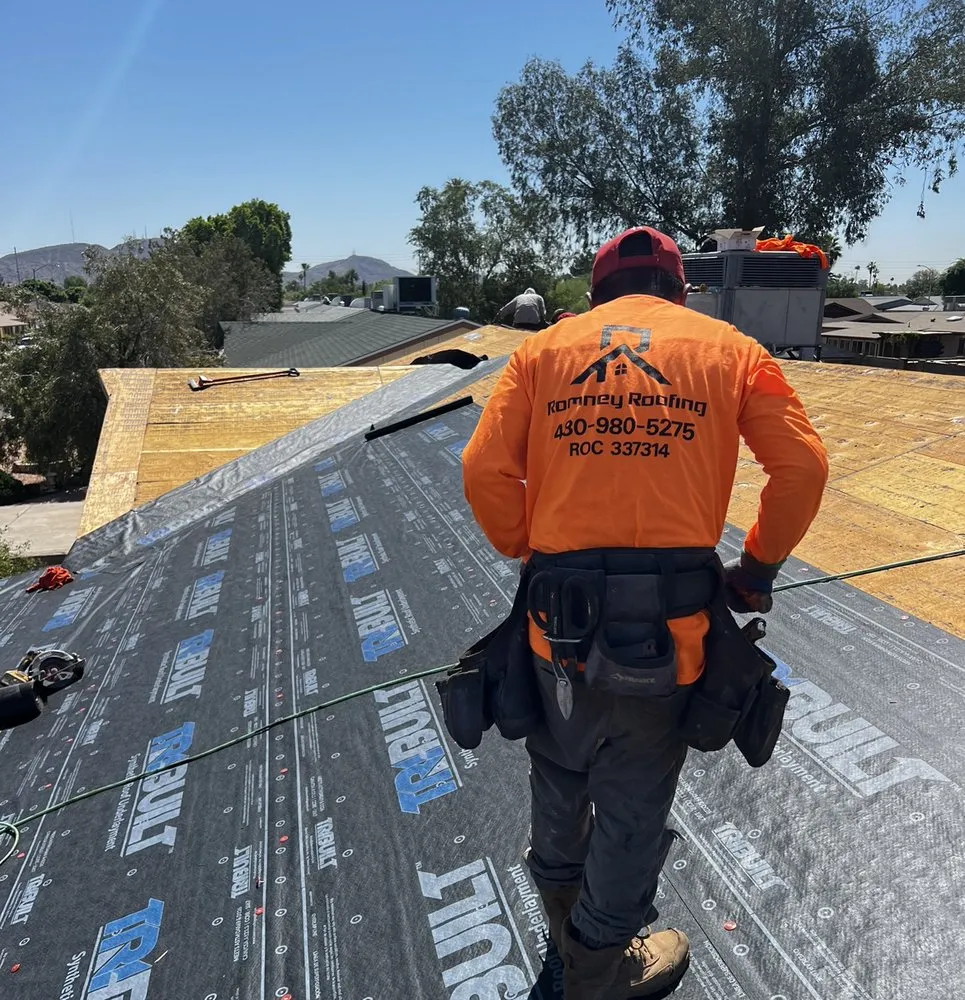 Slide of Romney Roofing