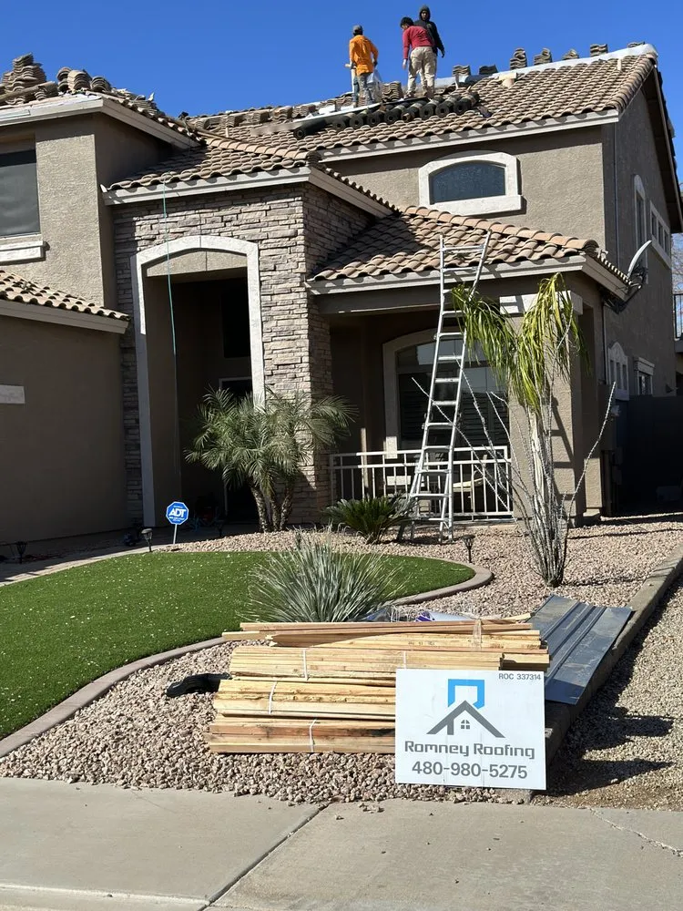 Slide of Romney Roofing