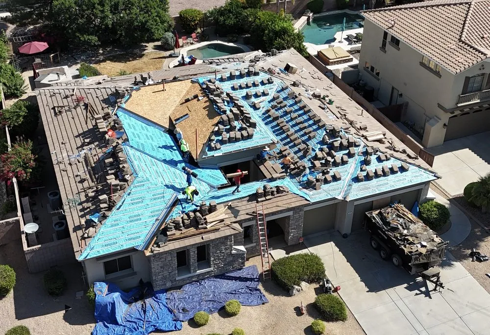 Slide of Romney Roofing