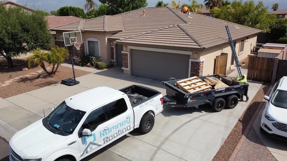 Slide of Romney Roofing