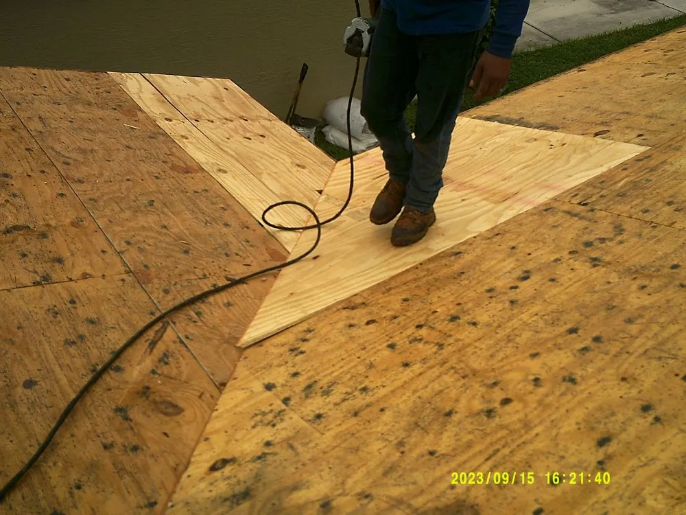 Slide of Ron Bell Roofing