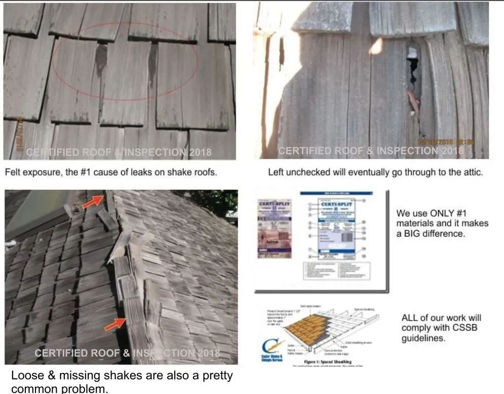 Slide of Ron Williams' Certified Roof & Inspection