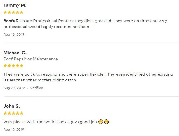 Slide of Roof & Driveways R Us