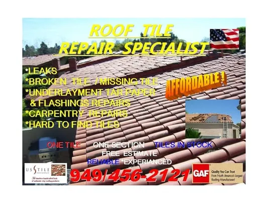Roof  Tile Repair Specialist Logo