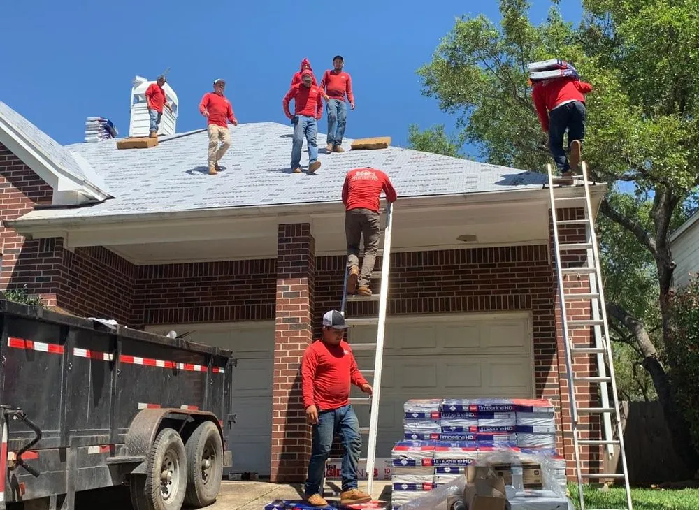 Slide of Roof 1 Construction