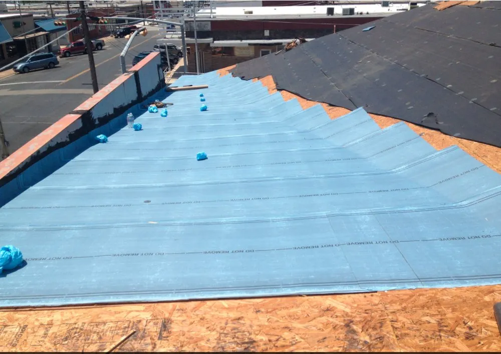 Slide of Roof 1 Construction