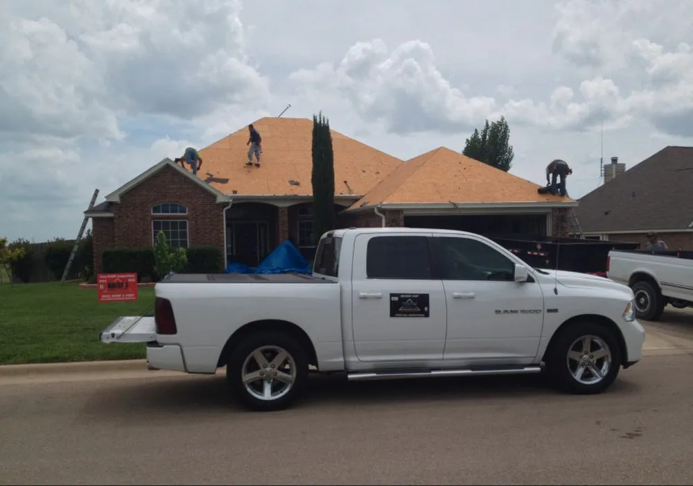 Slide of Roof 1 Construction