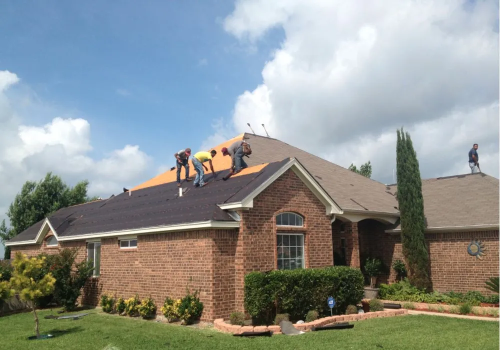 Slide of Roof 1 Construction