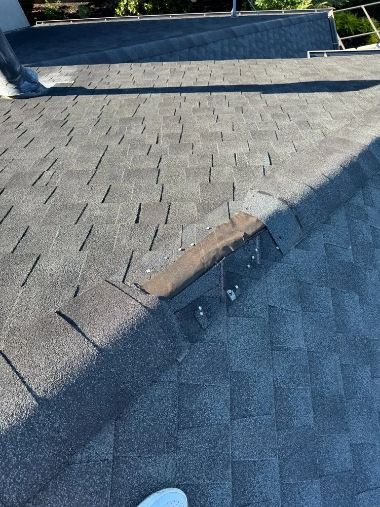 Slide of Roof 1 Construction