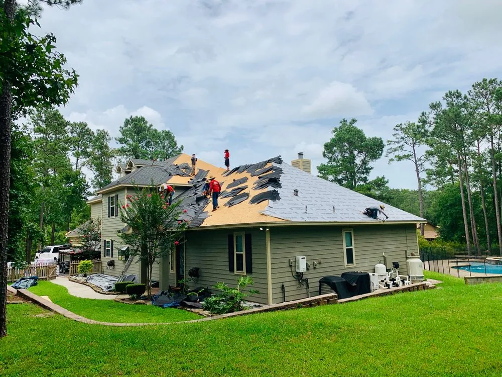 Slide of Roof 1 Construction