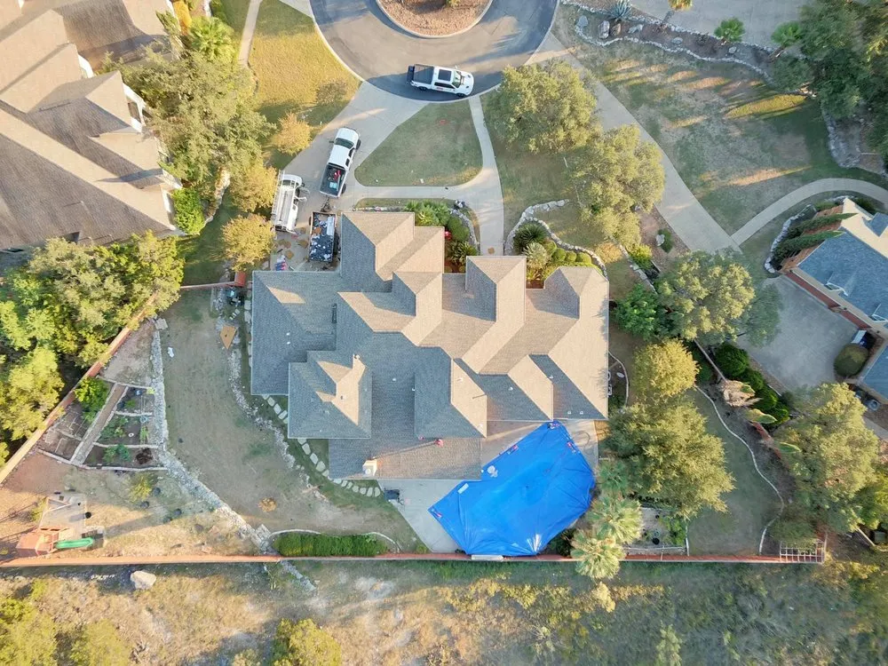 Slide of Roof 1 Construction