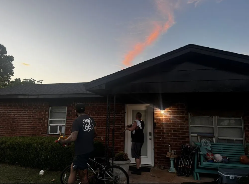 Slide of Roof 66 and Construction