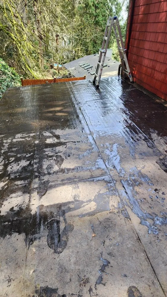 Slide of Roof and Gutter Cleaning Service