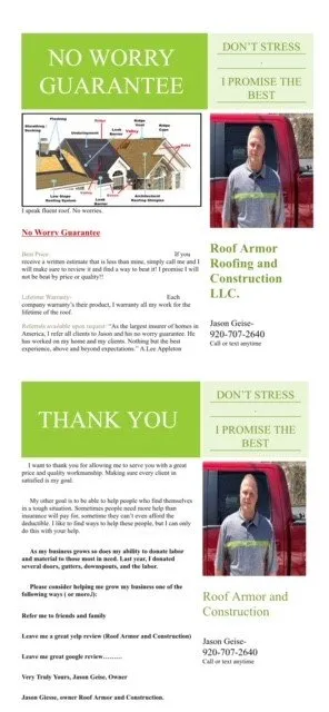 Slide of Roof Armor Roofing & Construction