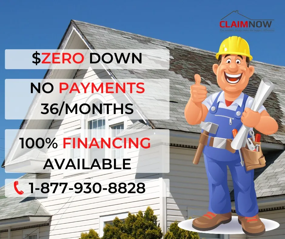 Slide of Roof Claim Now