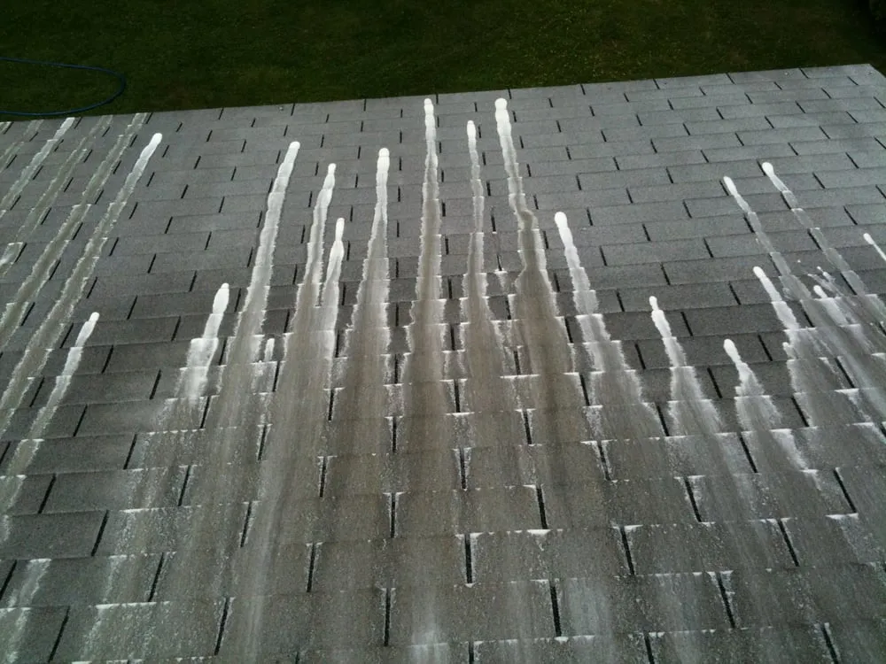 Slide of Roof Cleaning By A&E