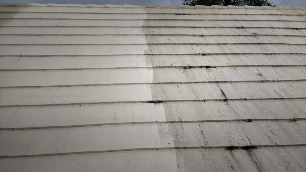 Slide of Roof Cleaning