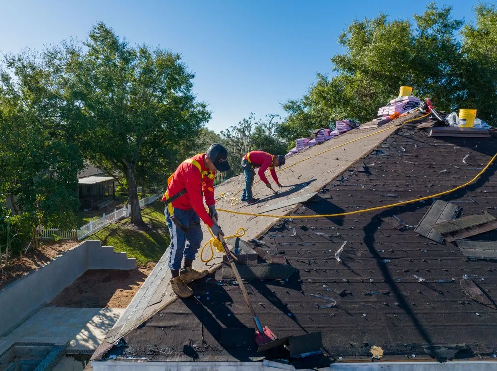 Professional roof inspection in Sorrento, FL by Roof Commander