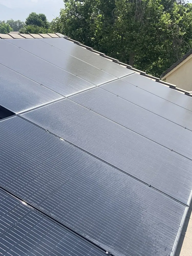 Slide of Roof Doctor Solar Panel Cleaning