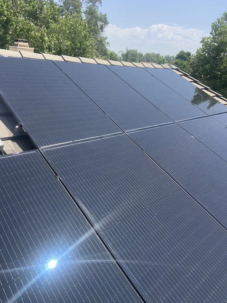 Slide of Roof Doctor Solar Panel Cleaning