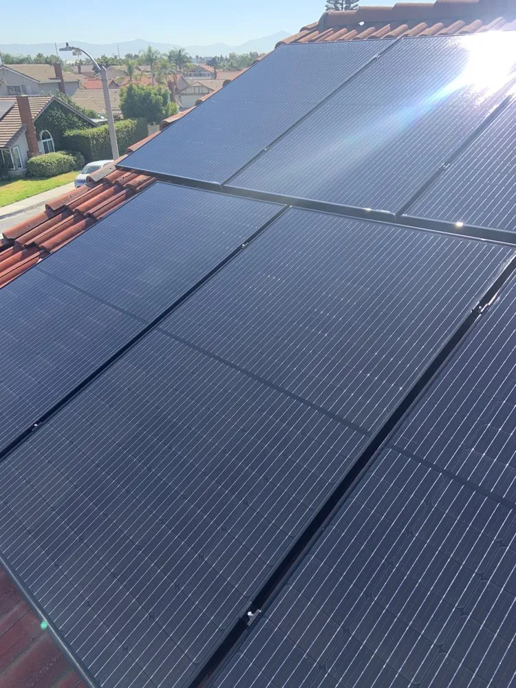 Slide of Roof Doctor Solar Panel Cleaning