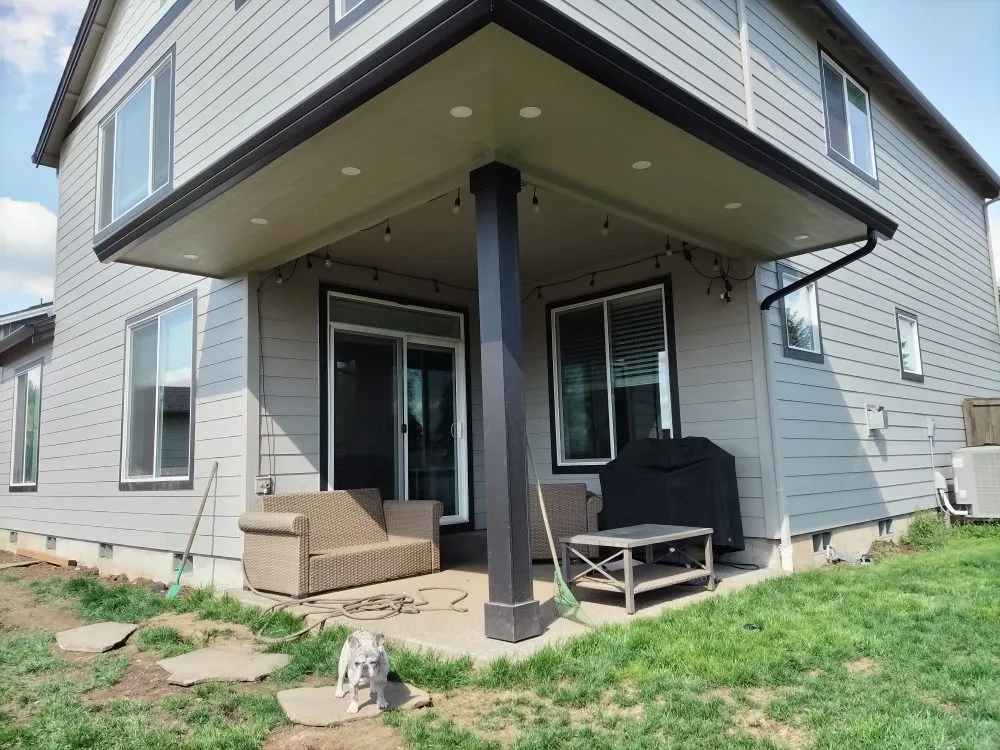 Slide of Roof Down Construction