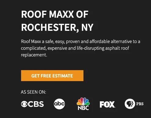 Slide of Roof Maxx