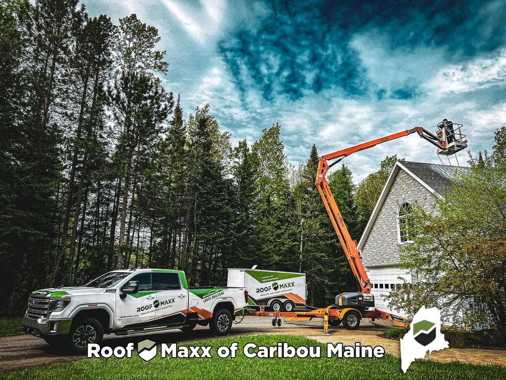 Slide of Roof Maxx of Caribou, ME