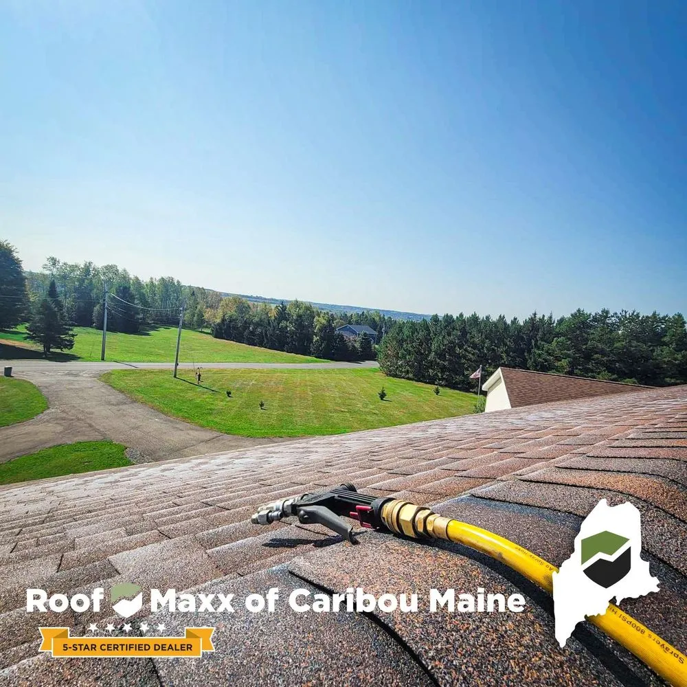 Slide of Roof Maxx of Caribou, ME