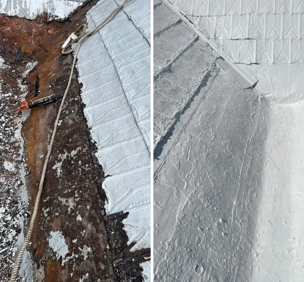 Slide of Roof patchers