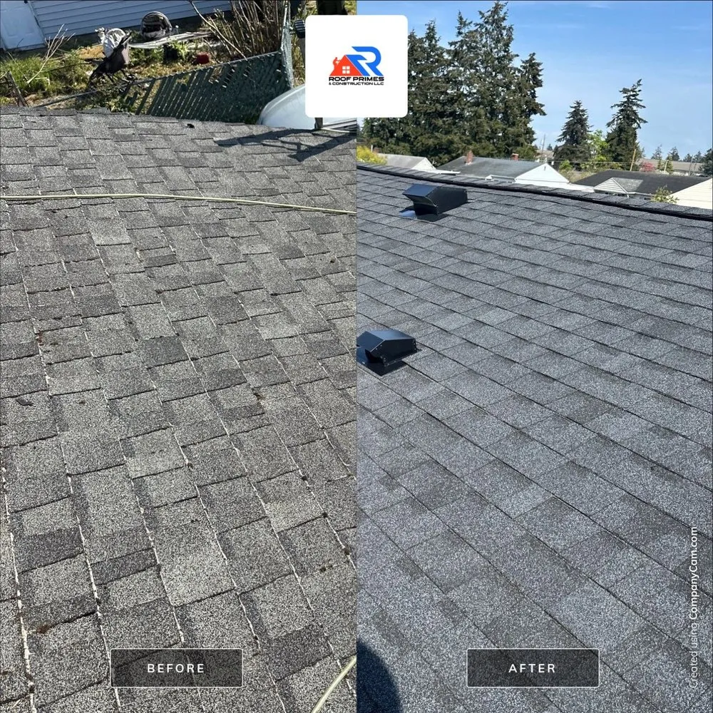 Slide of Roof Primes & Construction
