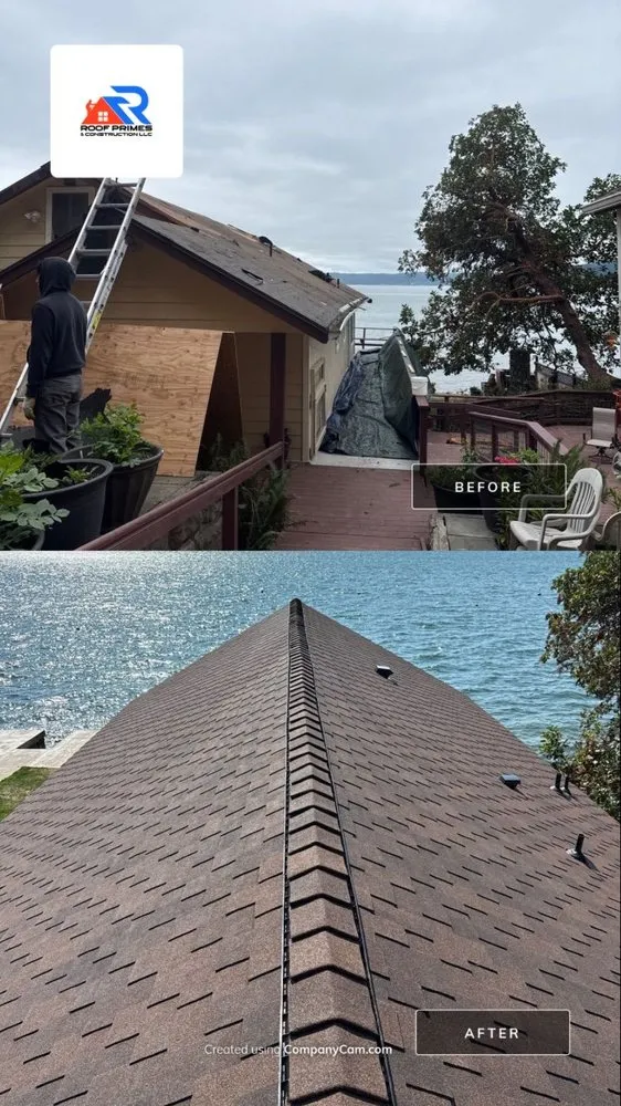 Slide of Roof Primes & Construction