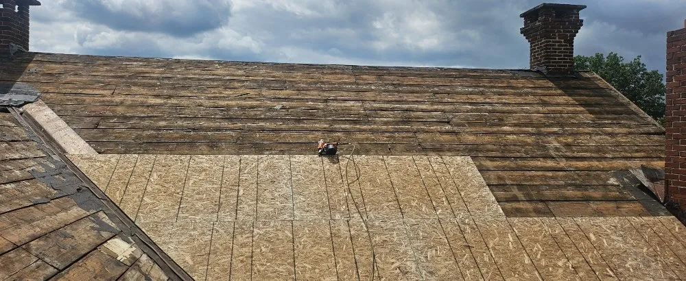 Slide of Roof Recovery