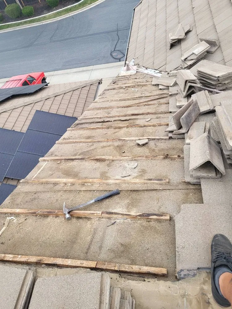 Slide of Roof Recovery
