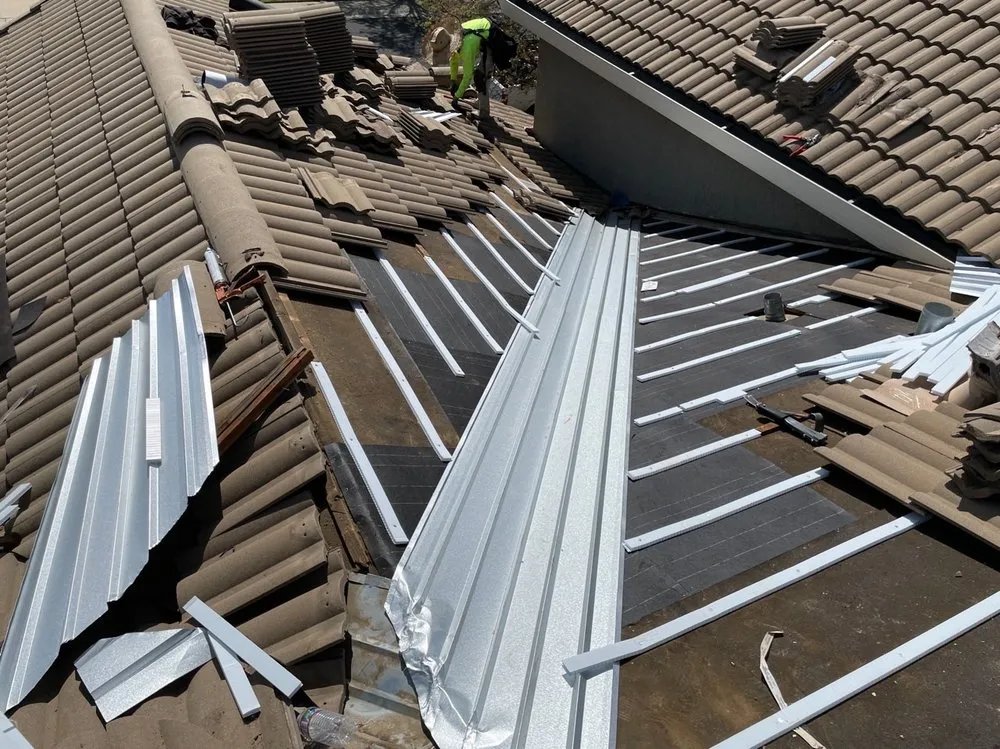 Slide of Roof Recovery